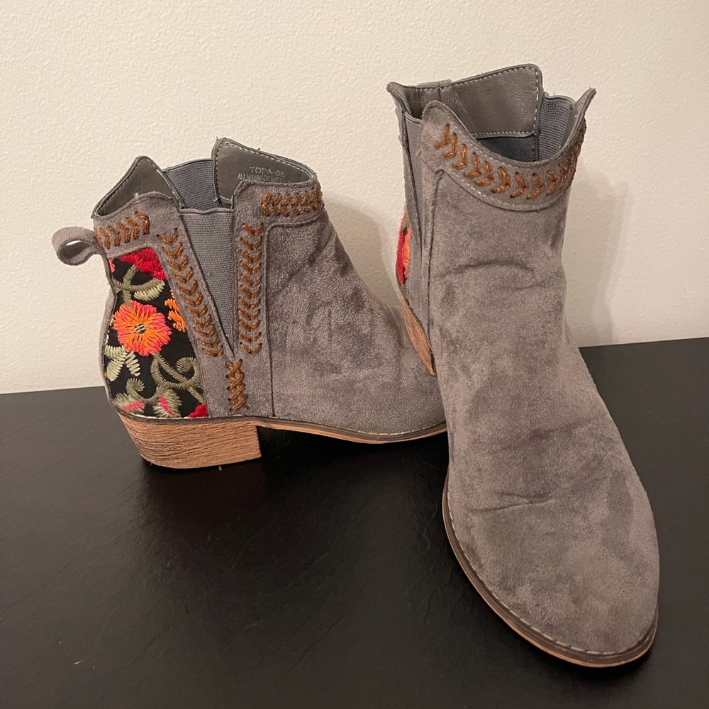 Gray Boots/Booties - Picture 2 of 3